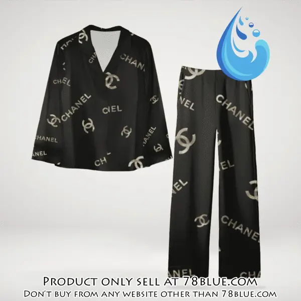 Trending luxury chanel satin pajama set pjs1042 78b2036824